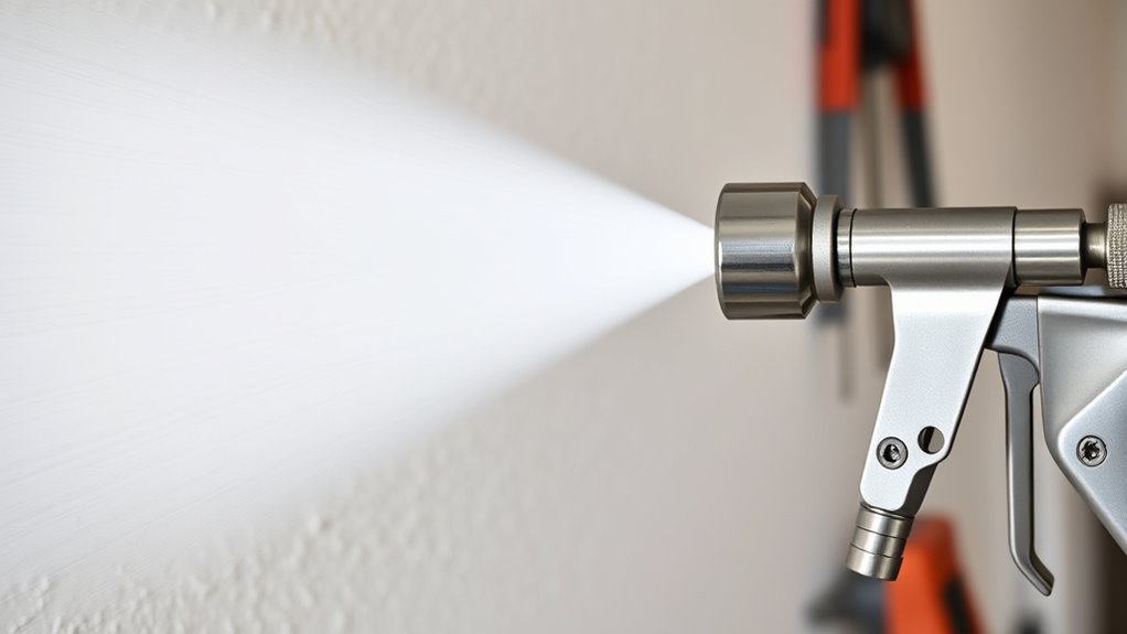 high pressure efficient paint application