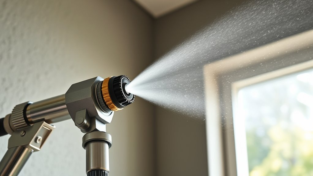 high pressure spray formation