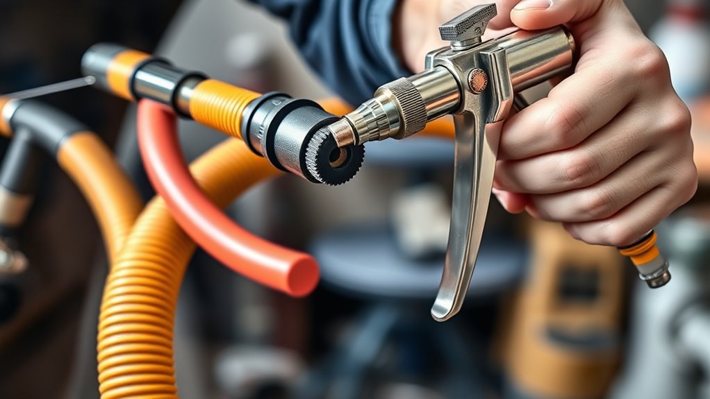 hose material and flexibility