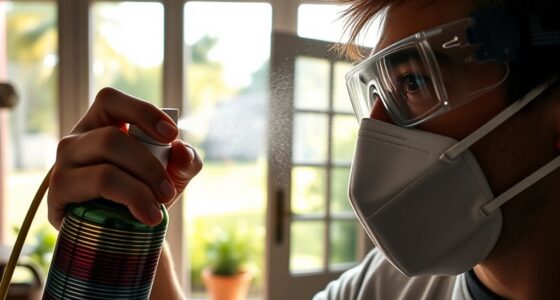 indoor outdoor spraying safety