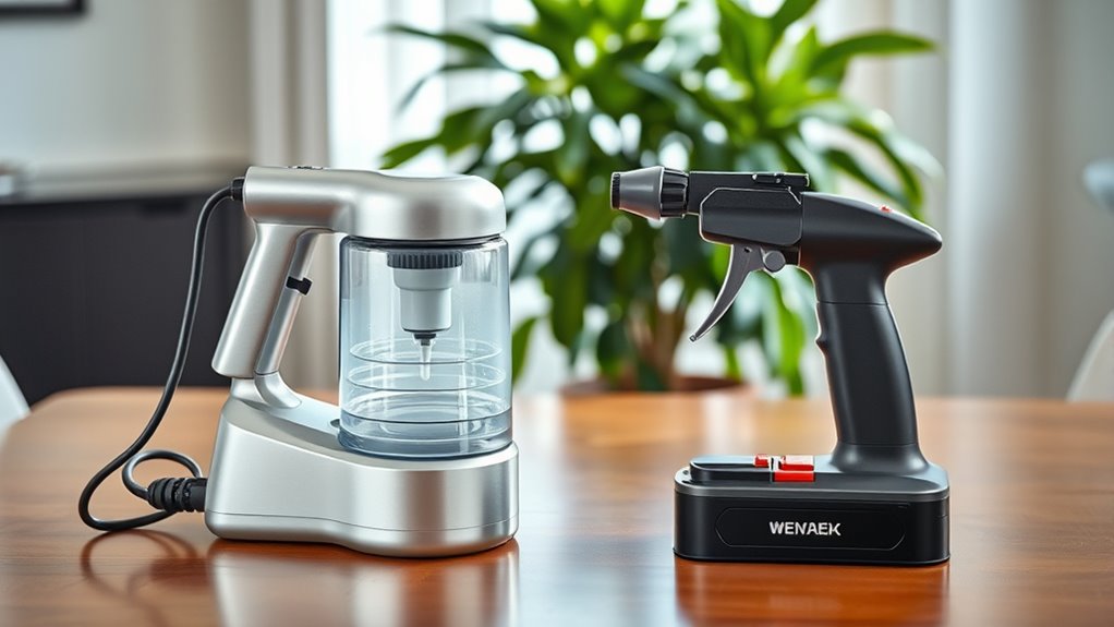 indoor sprayer comparison options