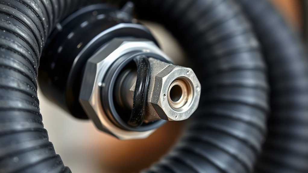 inspect hoses for leaks