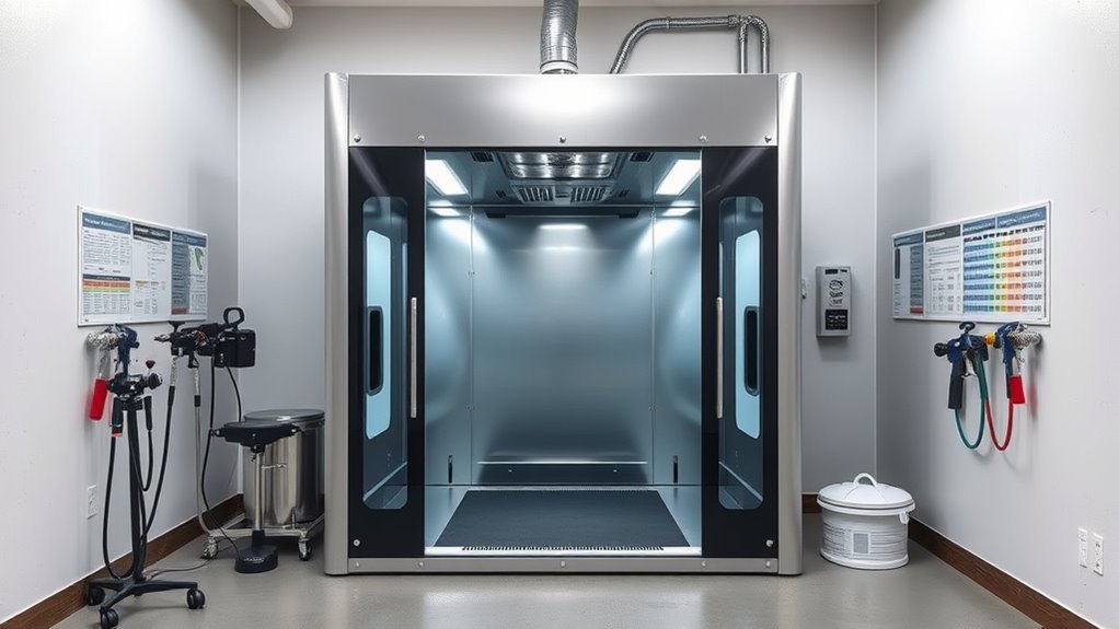 key hobby spray booth features