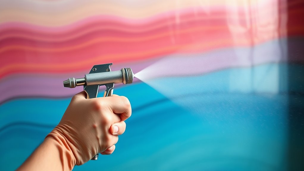 layering durable color compatible paints