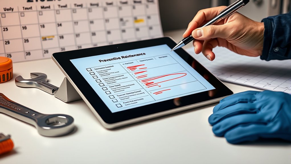 maintain accurate maintenance records