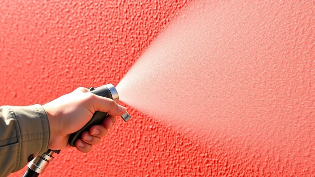 maintain consistent spray distance