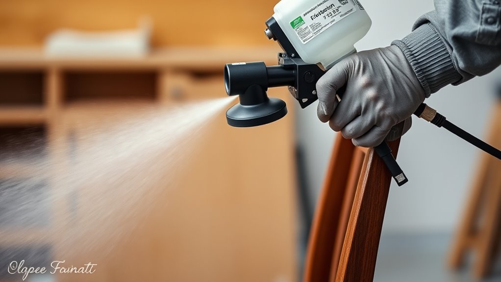 maintain consistent spray distance
