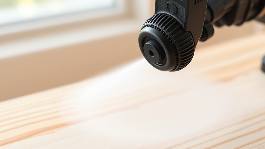 maintain consistent spray pressure