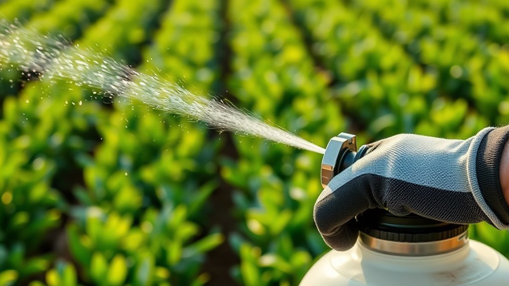 maintain consistent spraying speed