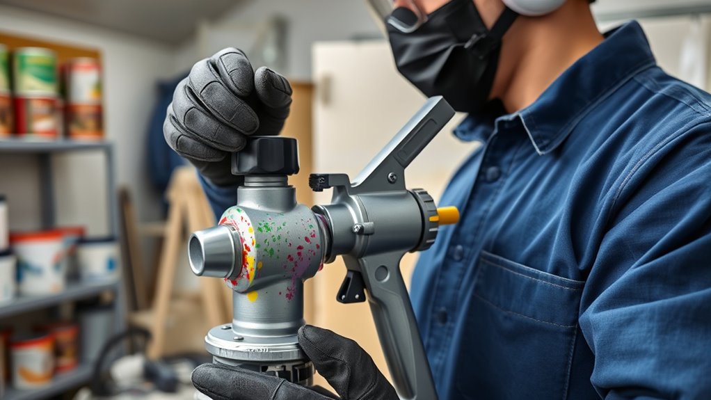 maintain sprayer with care