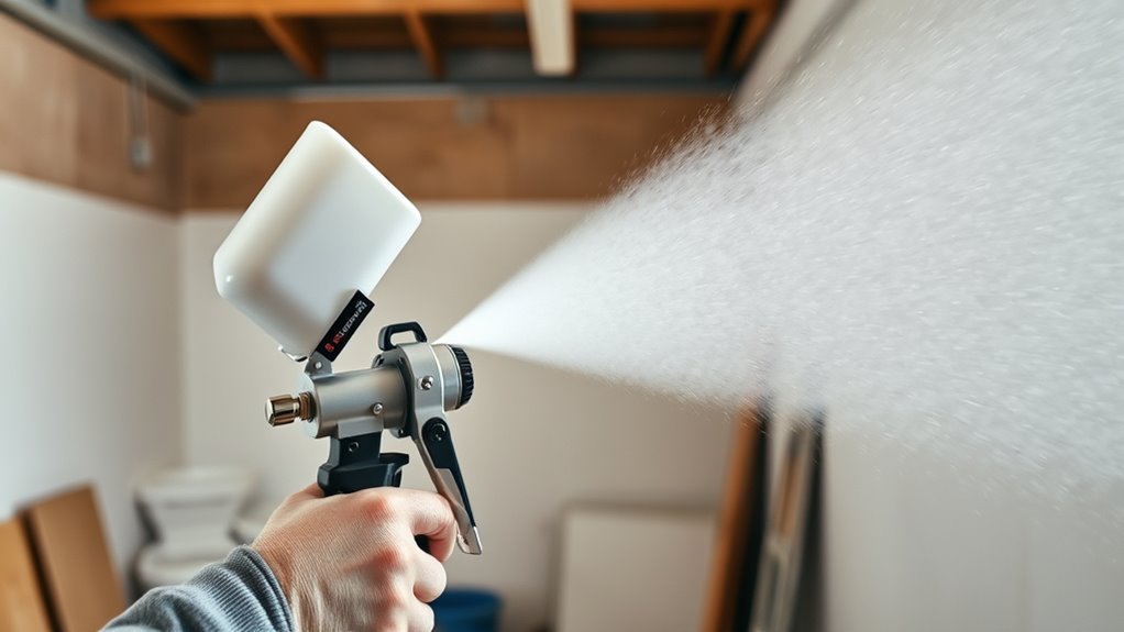 maintain steady even spray