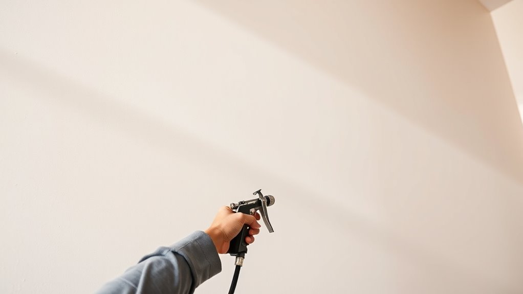 maintain steady spray pattern