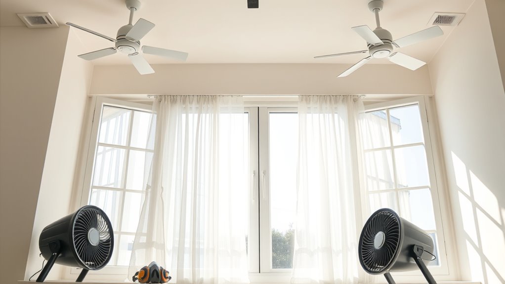 maximize airflow with open windows