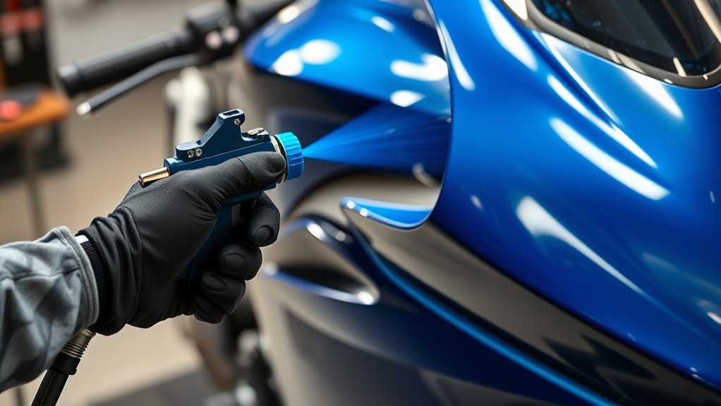 motorcycle paint sprayer considerations
