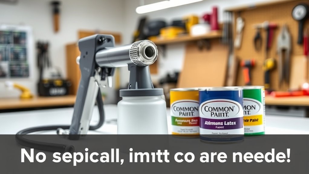 no special paint required