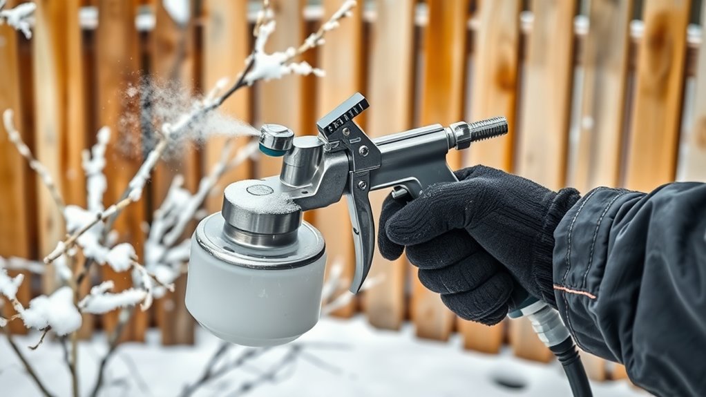 optimal cold weather painting