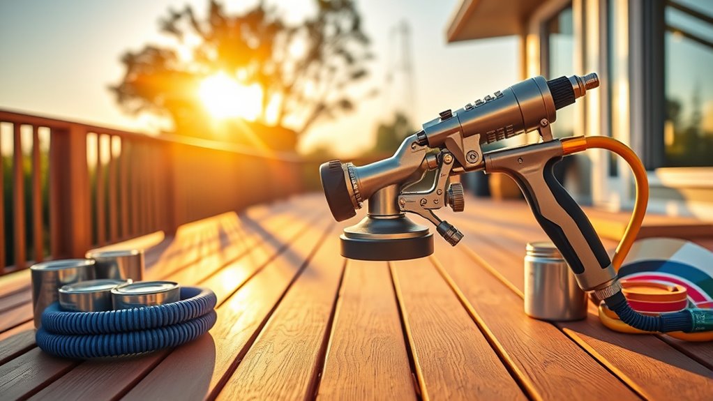 optimal deck sprayer features