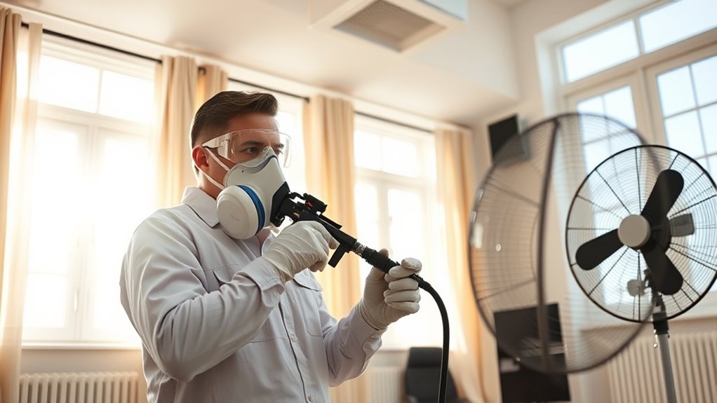 optimal indoor spraying timing