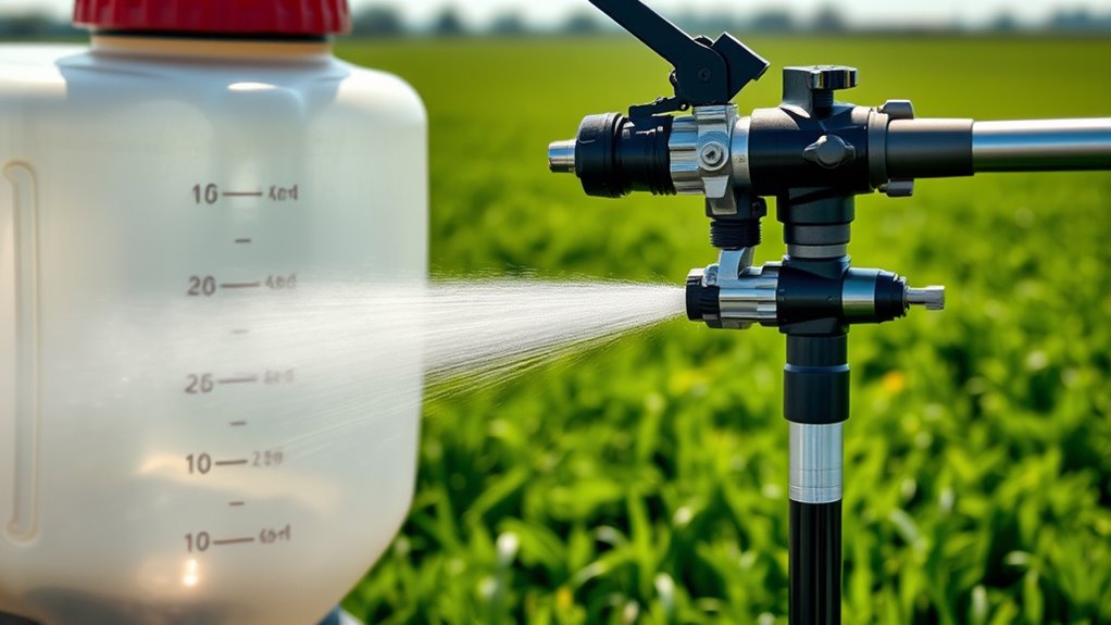 optimal sprayer capacity and coverage