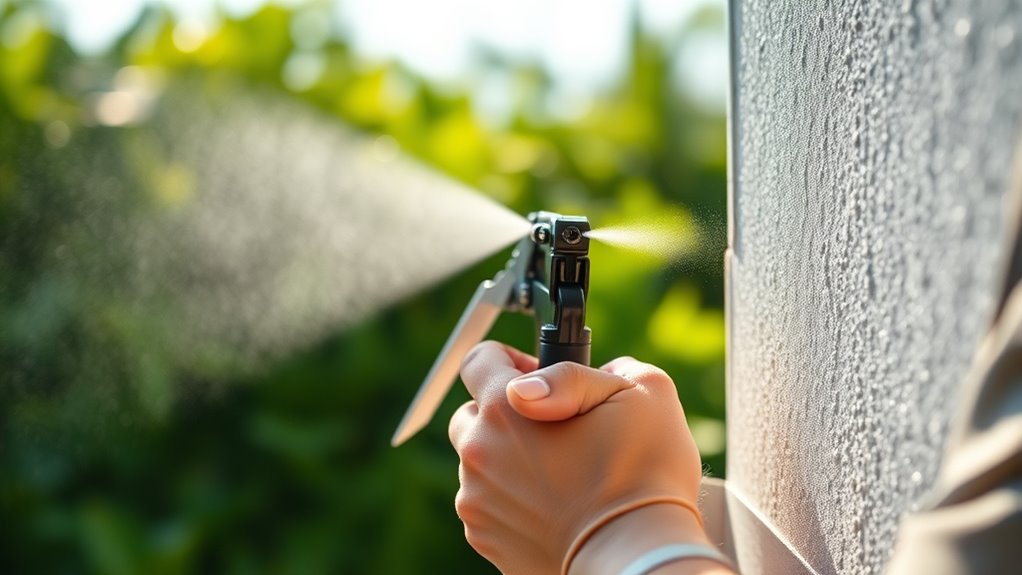 optimize spray distance technique