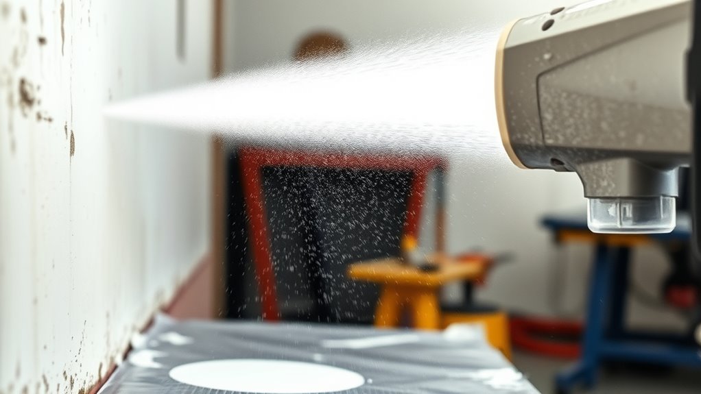 optimize spray equipment settings