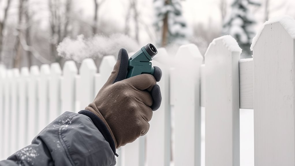 optimize spray pressure and nozzle