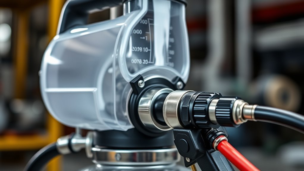 optimize spray pressure control