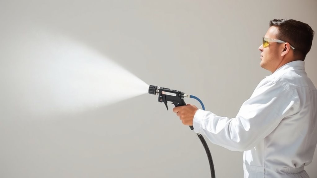 optimize spraying technique efficiency