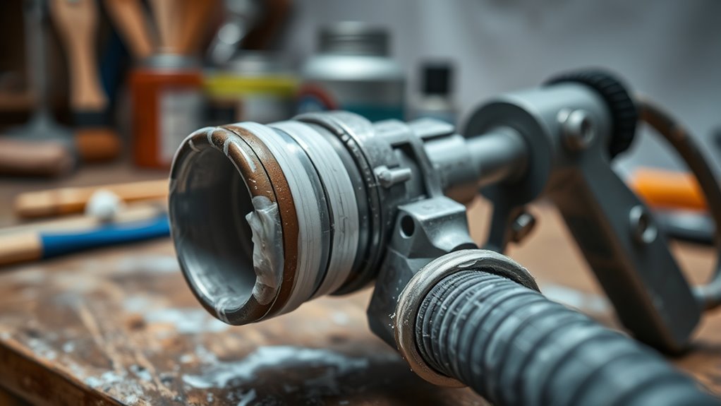 paint residue causes equipment damage