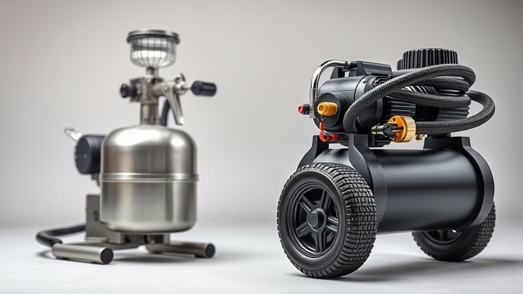 paint sprayers power options