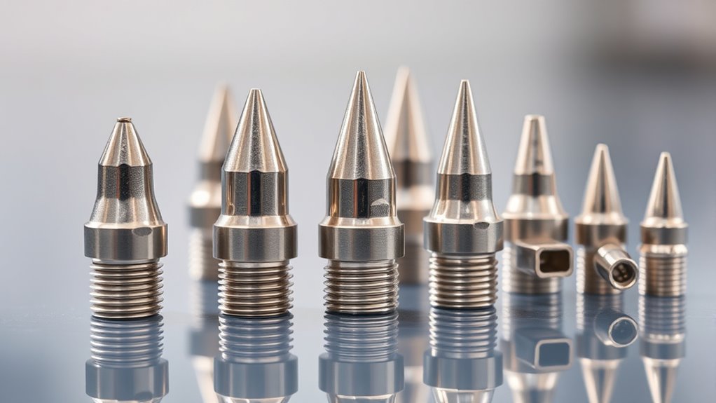 precision spray tip selection