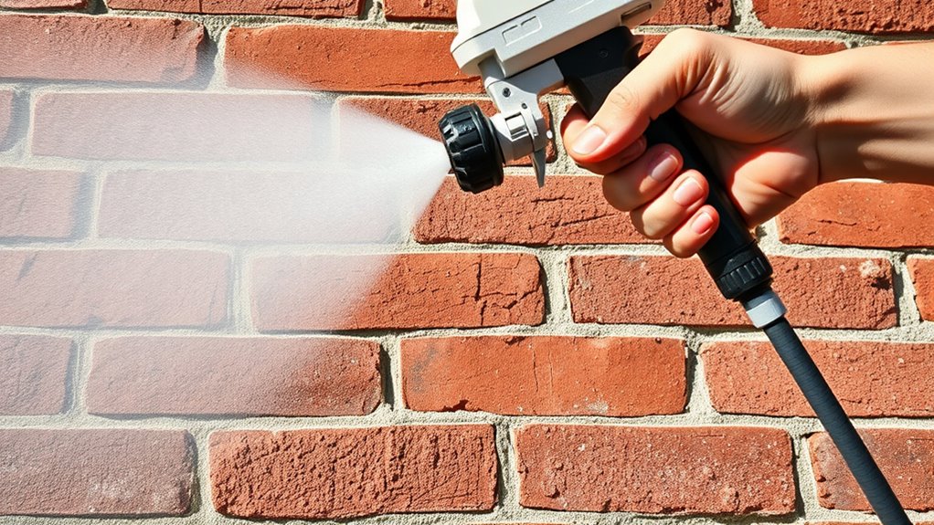 prepare blend spray evenly