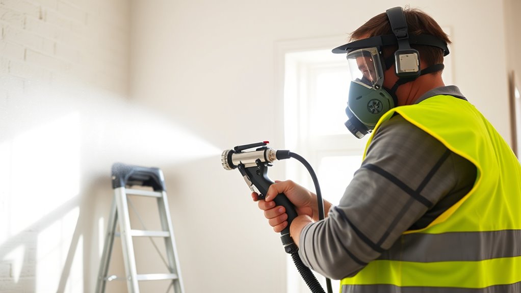 prepare spray clean maintain
