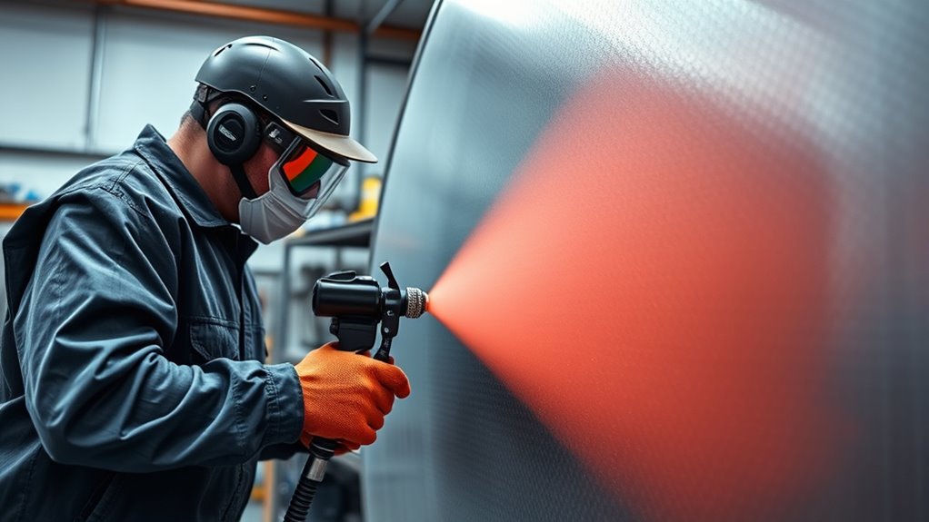 prepare spray maintain consistency
