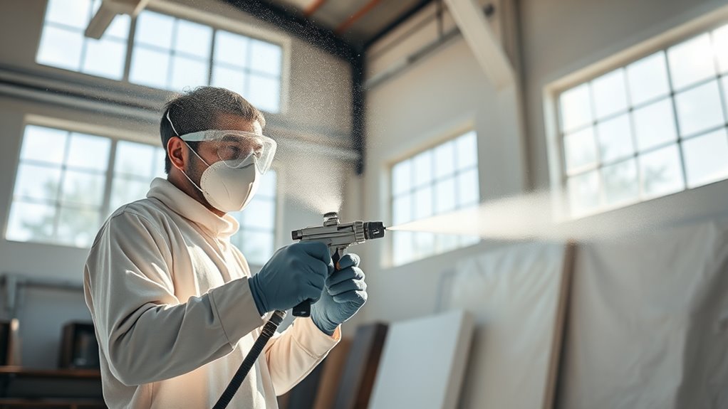 proper prep minimizes overspray