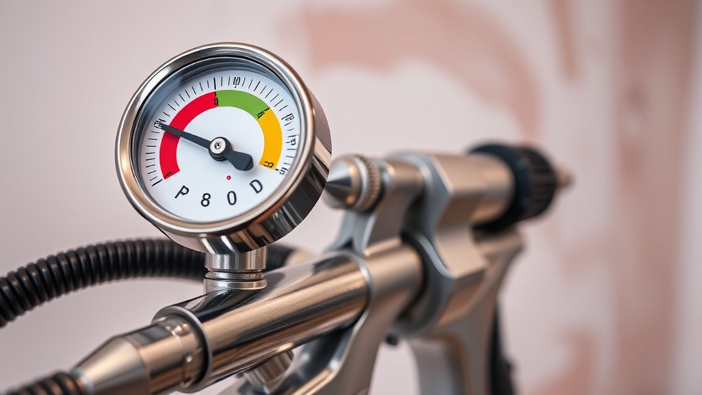 proper spray pressure calibration
