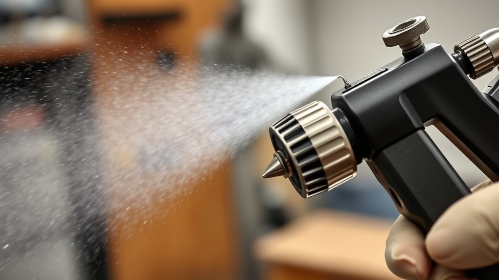 proper spray pressure control