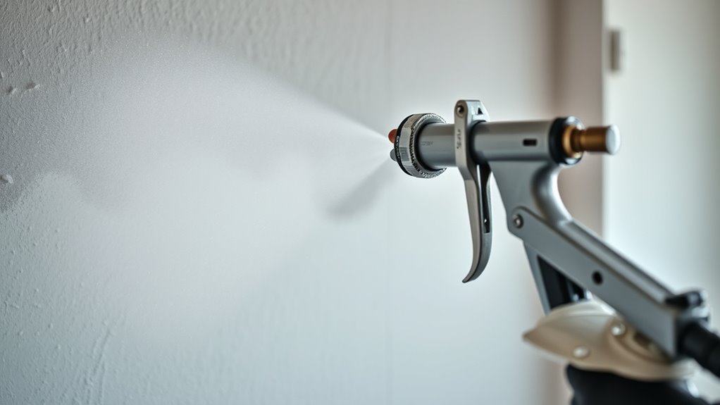 proper spray technique control