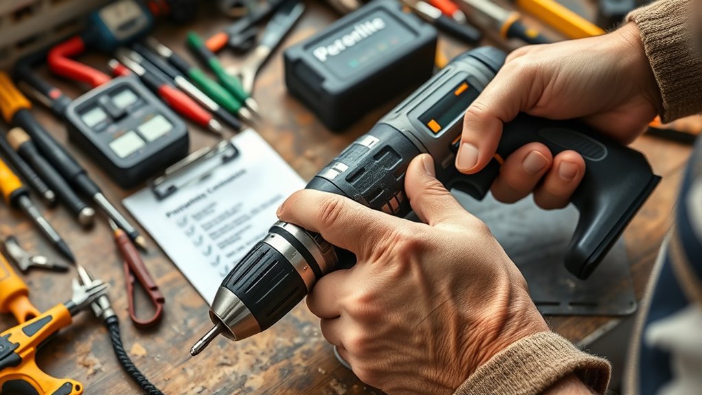 regular tool inspection and maintenance