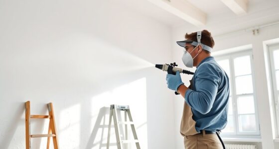 rental property airless spraying