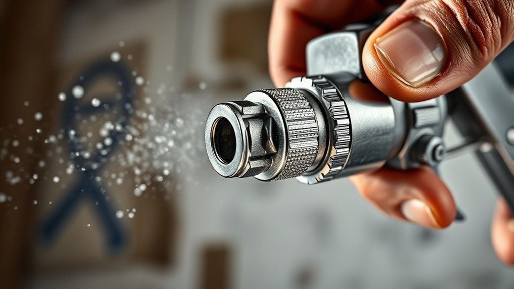 reversible spray tip versatility