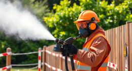 safe airless sprayer operation