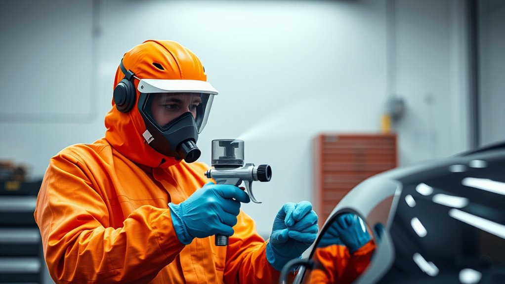 safe airless sprayer operation