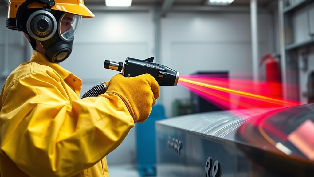 safe flammable paint spraying