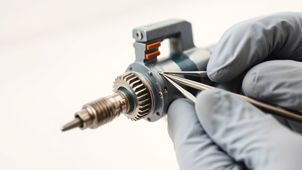 safe spray gun disassembly