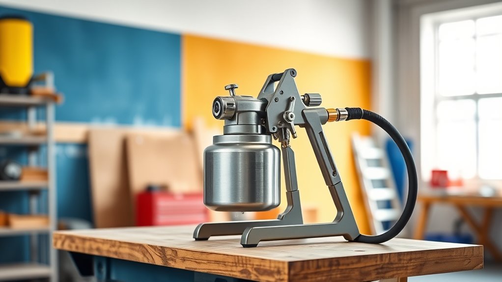 simplified precise painting setup