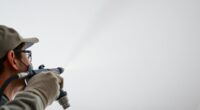 smooth ceiling spray application