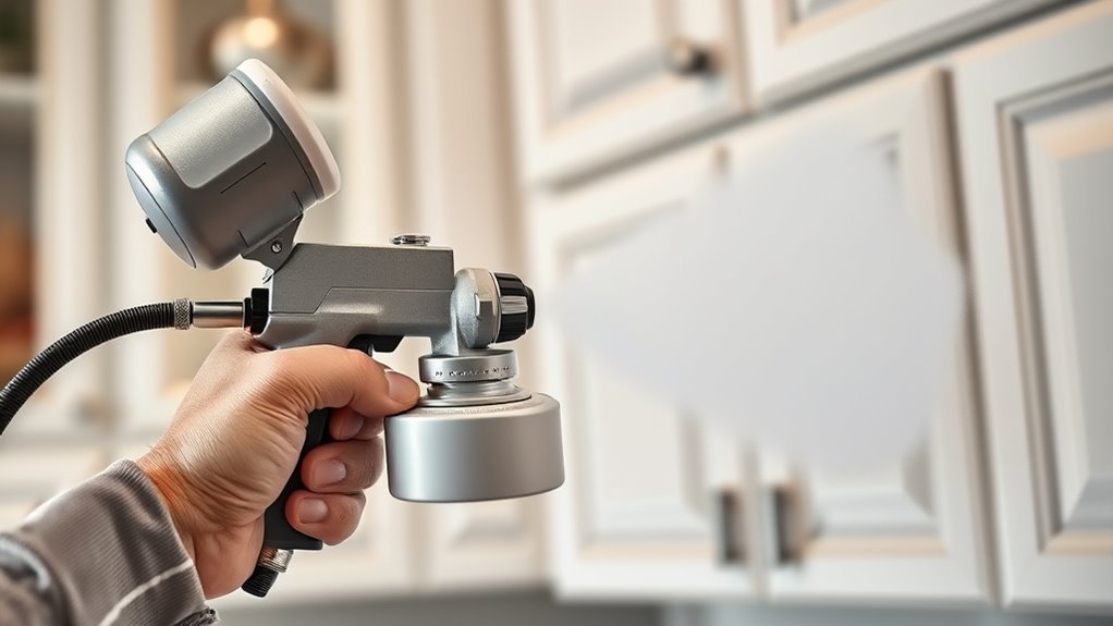 sprayer features for cabinetry