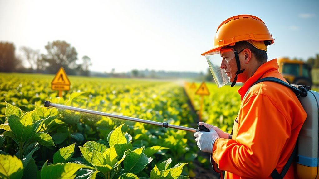 spraying hazard prevention tips