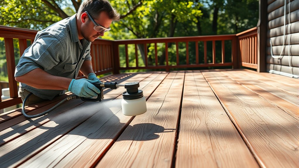 stain safely with precautions